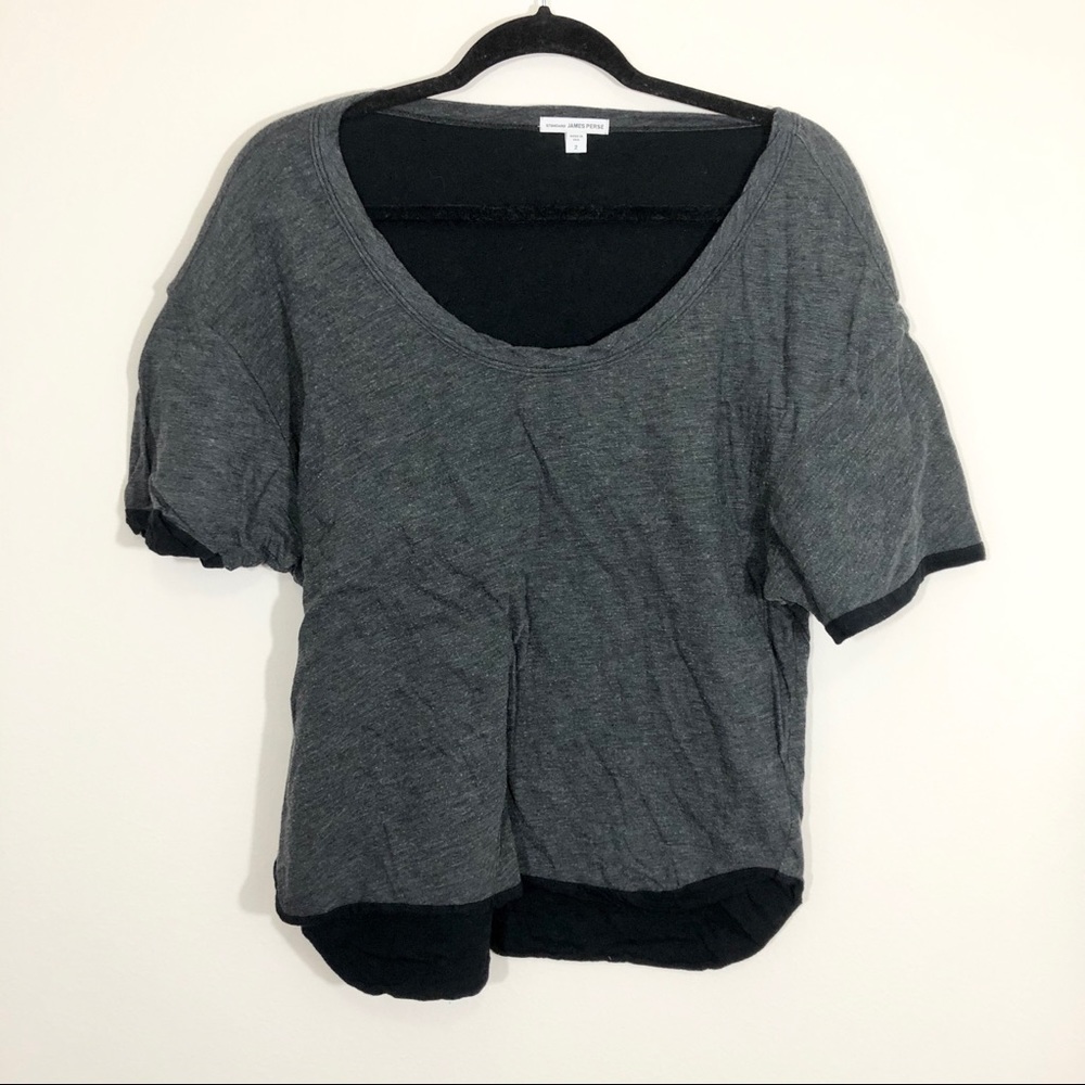 3/$15 Standard James Perse Gray T-Shirt Size 2